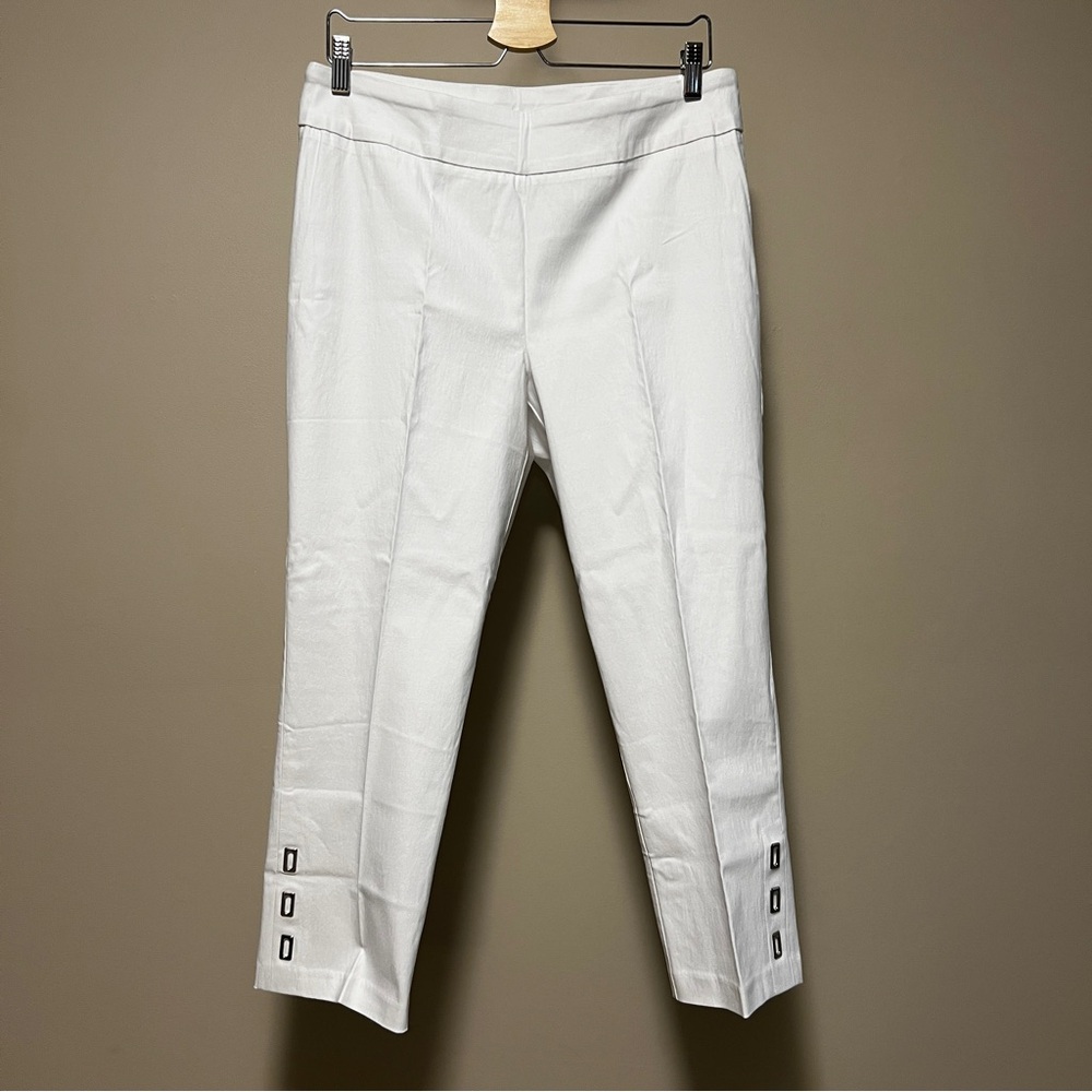 NWT Tribal White Cropped Dress Pants Size 12